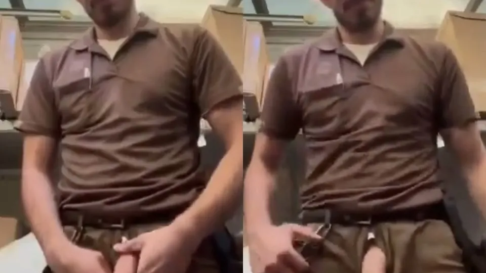 Delivery man teases *BWC* - ThisVid.com