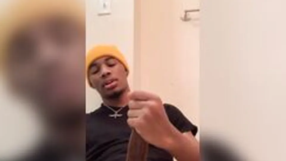 Demarcus Milks his Black Snake
