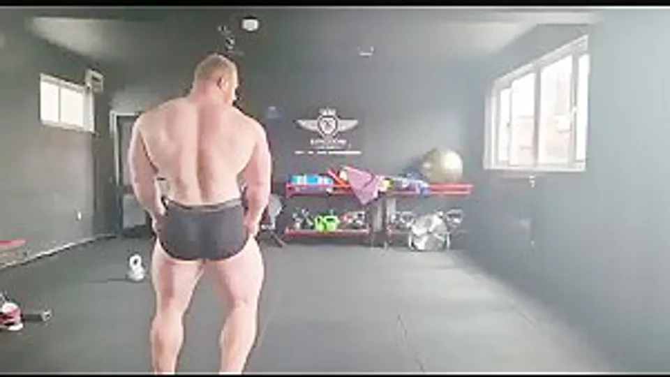 Dennis Bradley and buddy posing practice