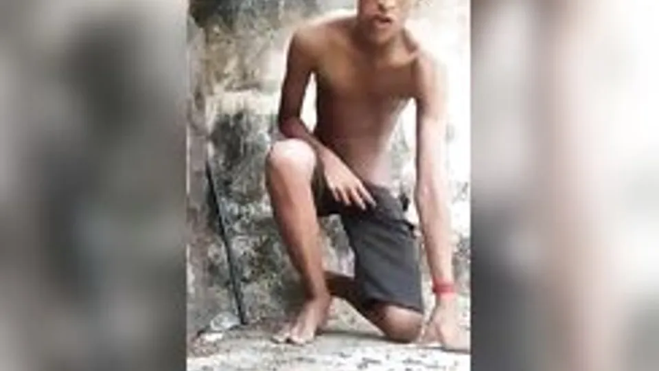 Desi boy into the rooftop terrace