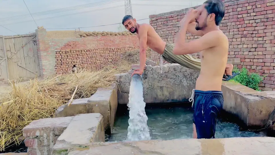 Desi Men's Tubewell Play