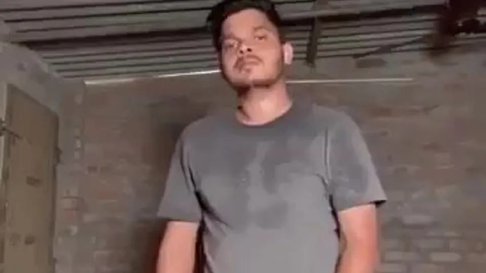 Indian Villager's Private Moment