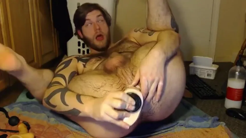 Hardcore Anal with Dildo