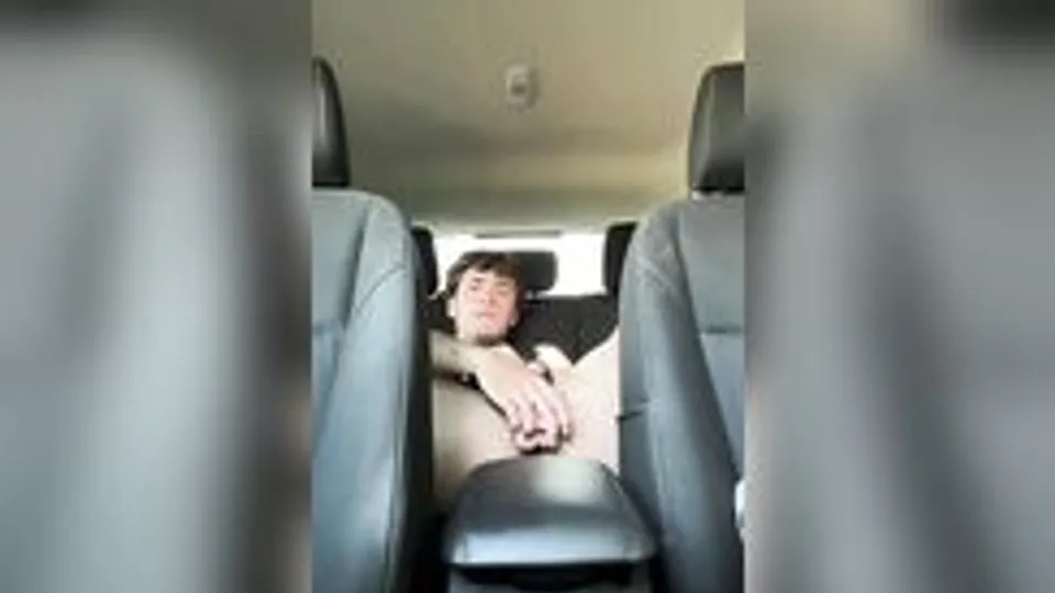 Dildo Fuck In The Car Cum