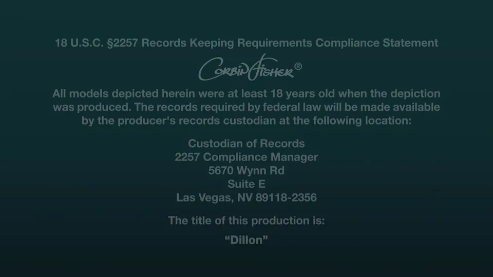 Dillon's Solo Masturbation