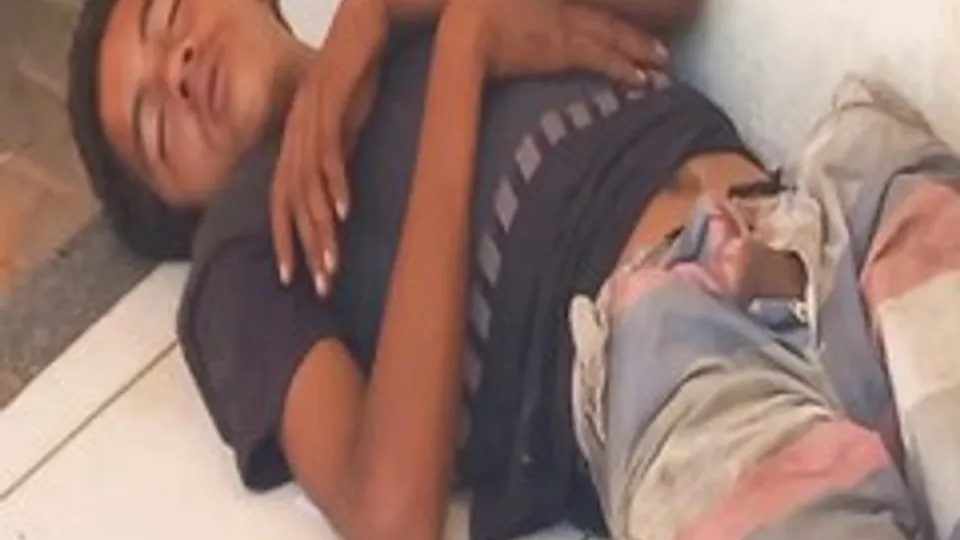 Dirty little homeless trade caught asleep with cock out - ThisVid.com