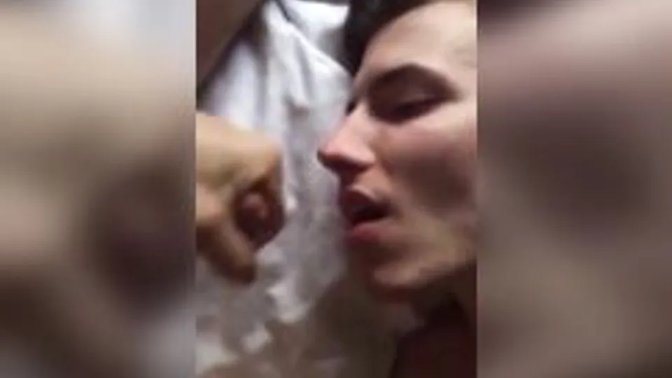 Twink Boys Masturbate Together in House