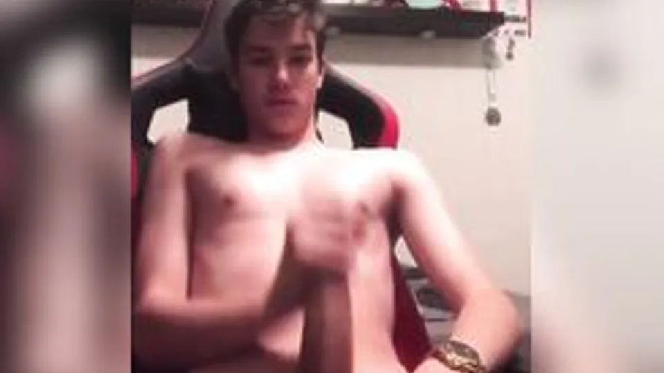 Domenic jerking off Big Dick