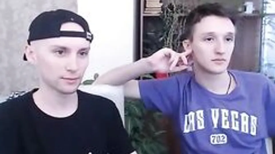 Twink Boys Masturbate in House