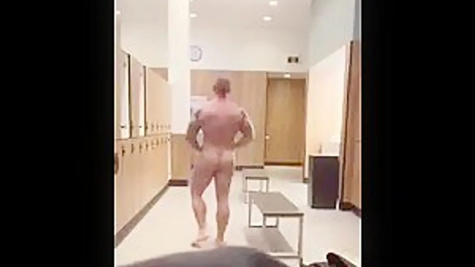 dropping a load on the locker room floor