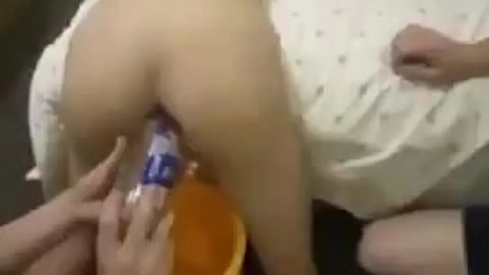 Drunk guy gets bottle shoved in ass - ThisVid.com