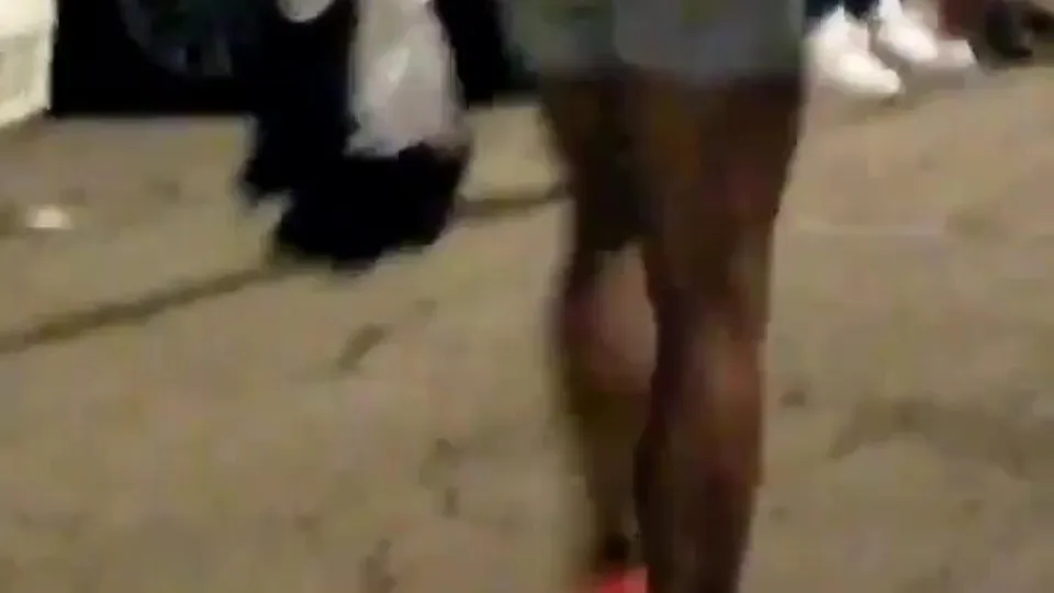 Drunk str8 dude jerking off in front of crowd - ThisVid.com