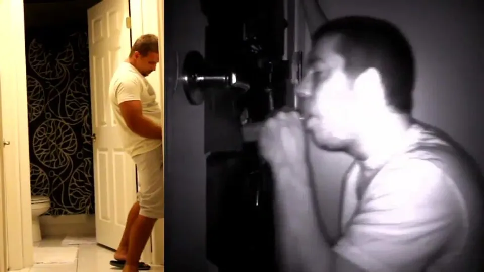 Drunk straight guy sucked through gloryhole - ThisVid.com