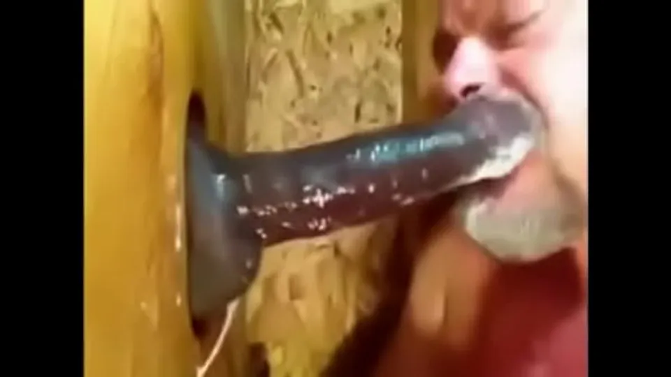 Eating Black Cum Gloryhole
