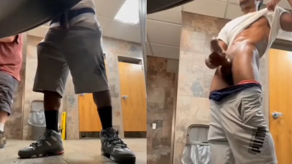 Eddie In A Public Bathroom - ThisVid.com