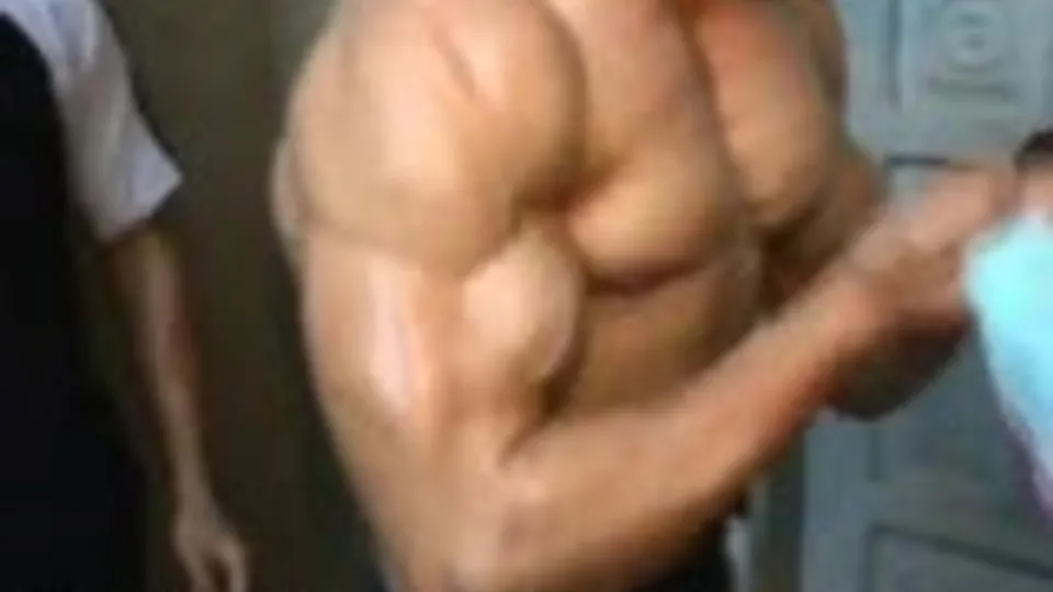 Egyptische Bodybuilder Abdulla Abou El Wafa