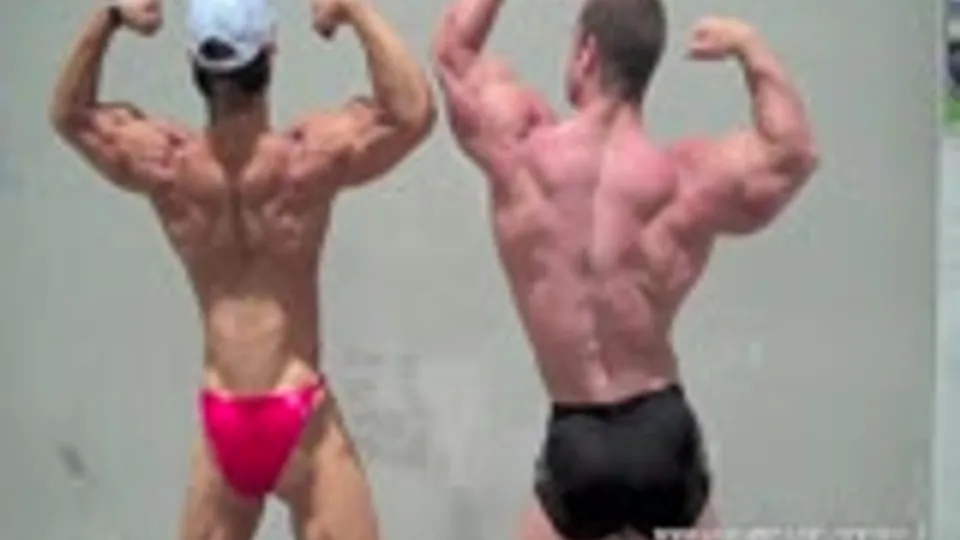 Eli Blahut at Muscle Beach