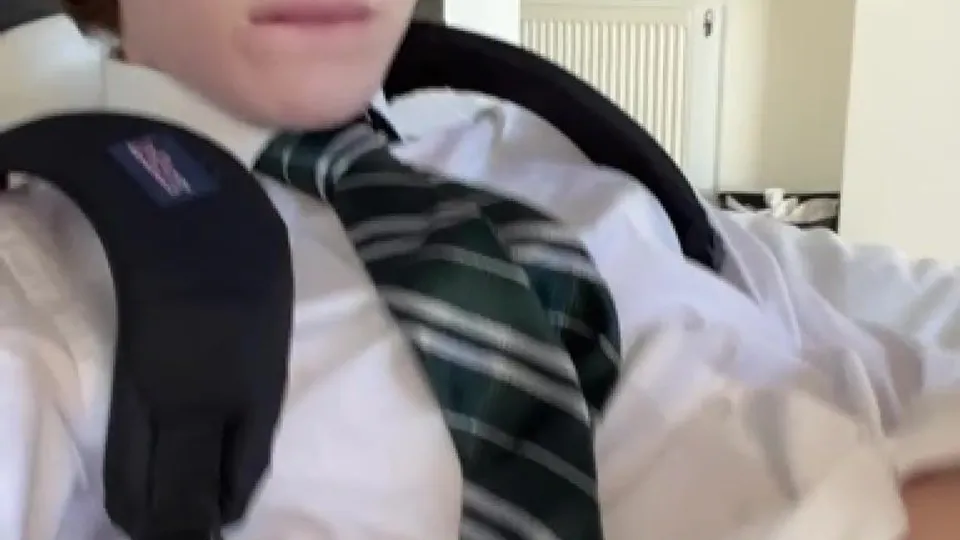 Elijah plays with his favourite toy