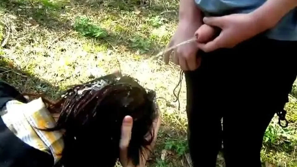 Emo pissing on his friend