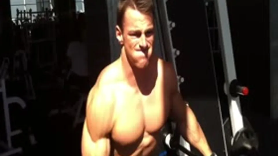 Eric Janicki Working Out