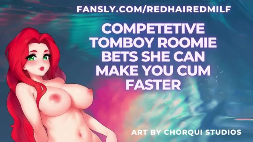 Tomboy Roommate's Cum Bet