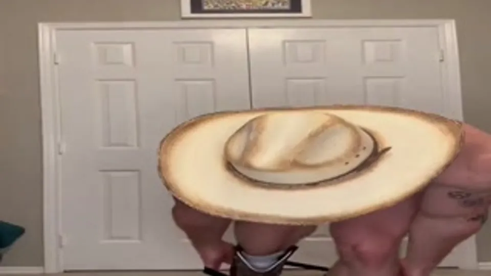 Hairy Straight Man Jerks Off and Gets Handjob