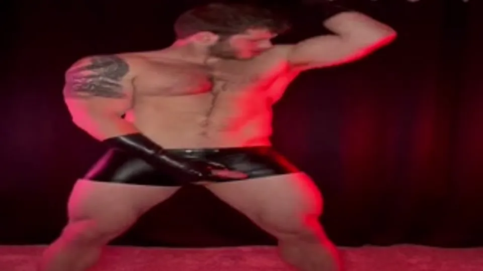 Hairy Straight Guy Jerks Off and Gets Handjob