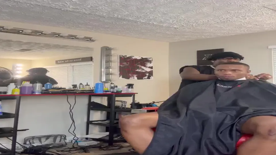 Black Gay Barber Shop Handjob Fun