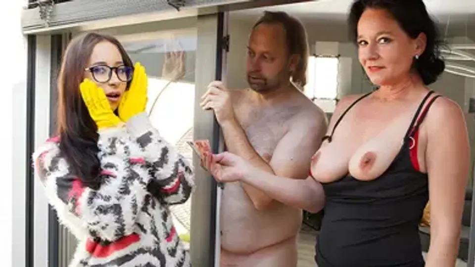 Everyone’s Got To Make A Living! Peter X, Rita Black & Saxxana Gold on PornDoe.com