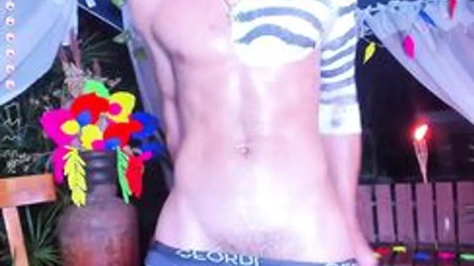 Twink Boys Masturbate Together in House