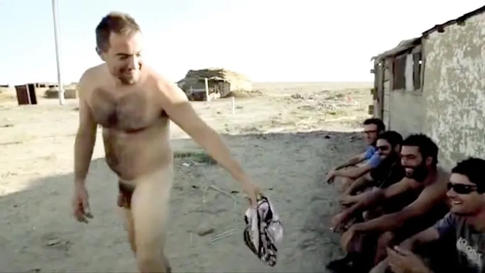 Nude Man in Foreign YT Clip