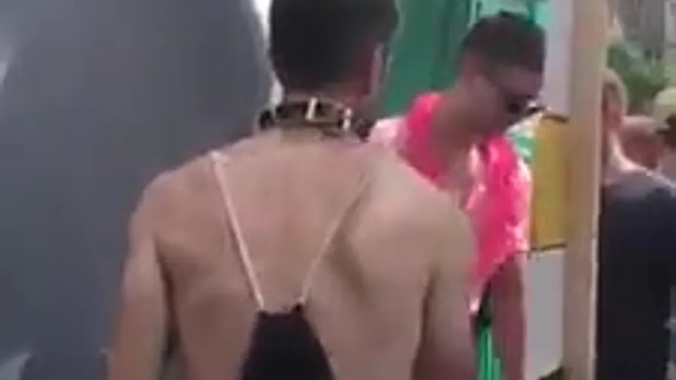 Fag guy drink piss from public toilet - ThisVid.com