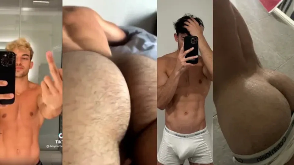 famous tiktok dancer showing his beautiful virgin ass - NudesBoys