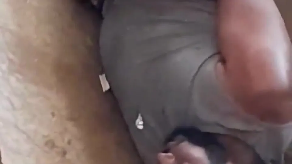 Homeless Man Masturbating