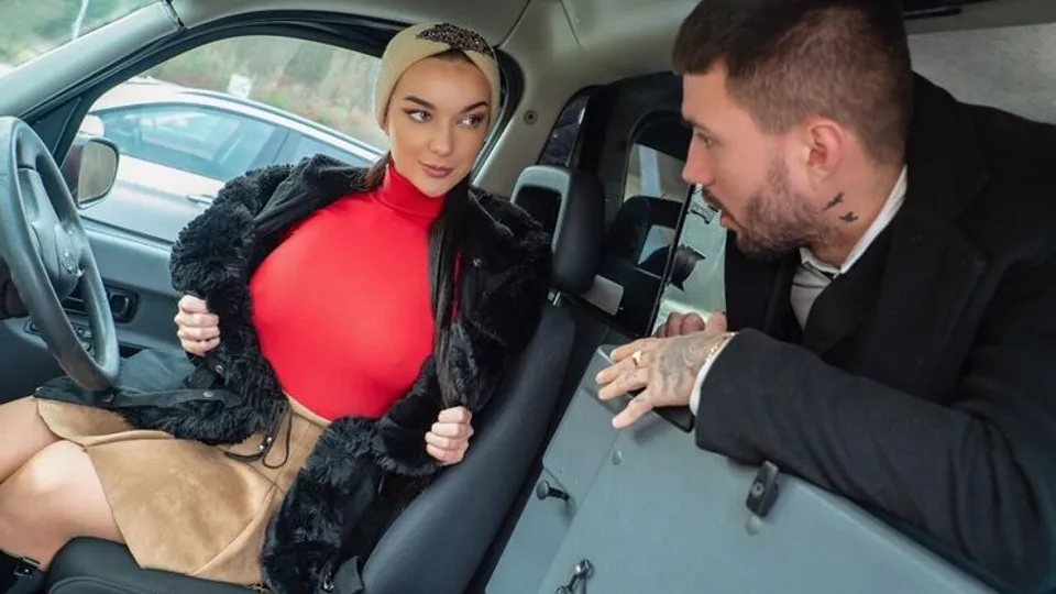 Female Fake Taxi - Lady GangRauls Bud - Fast hard fuck to calm his nerves 