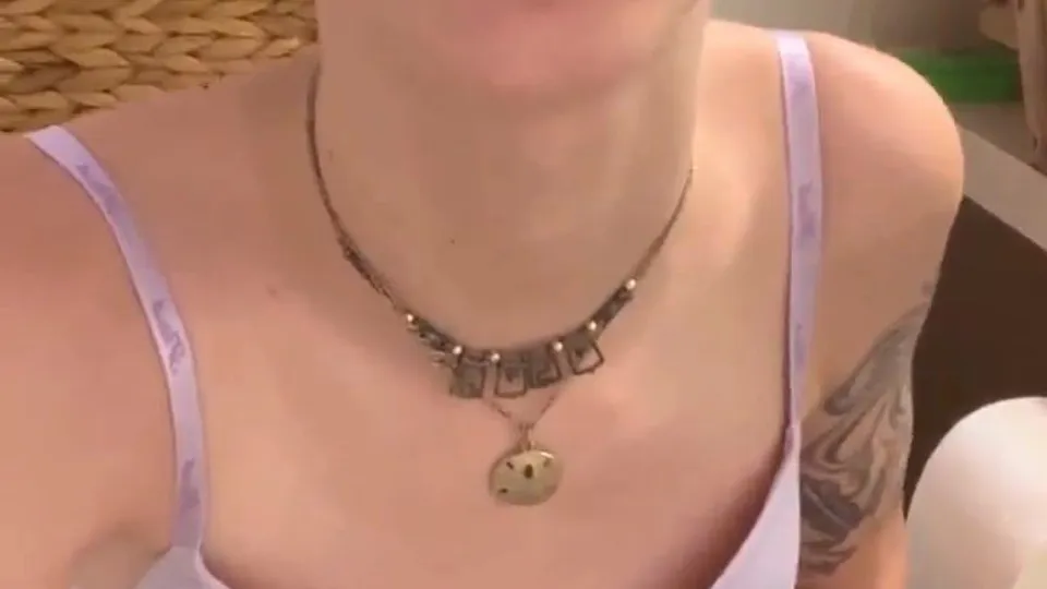 Cute Femboy's Big Cock Explosion
