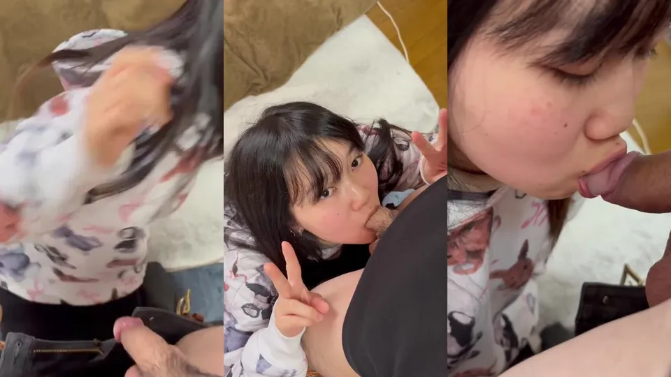 First POV oral sex by a Japanese sister  