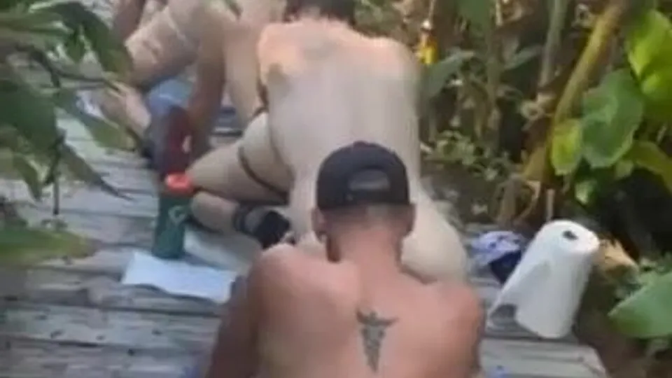 Gay Fisting Orgy: Human Centipede
