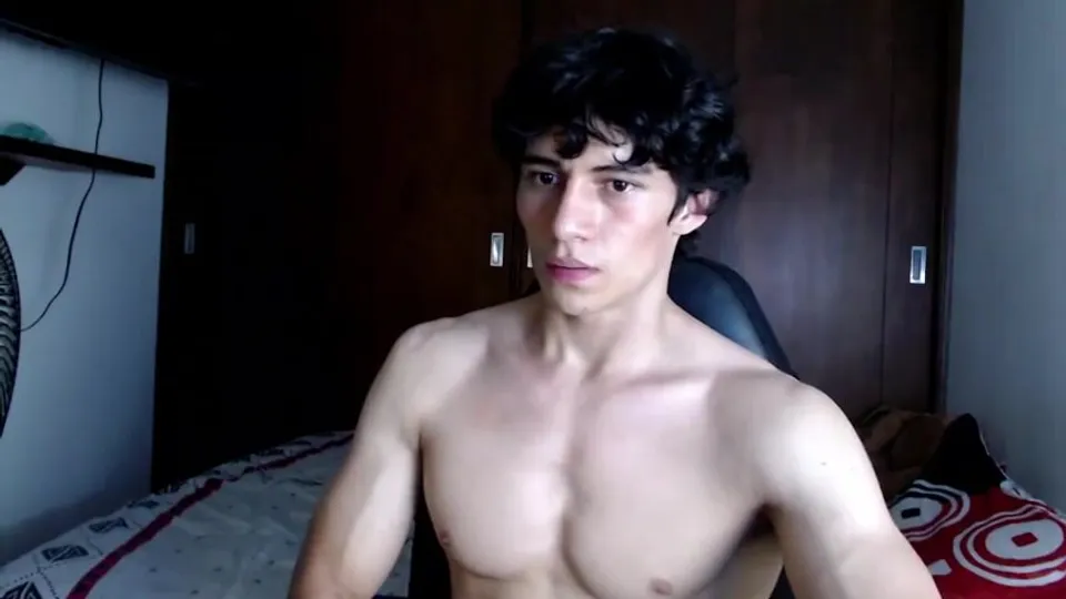 Fit adonis stroke his stiff cock - ThisVid.com