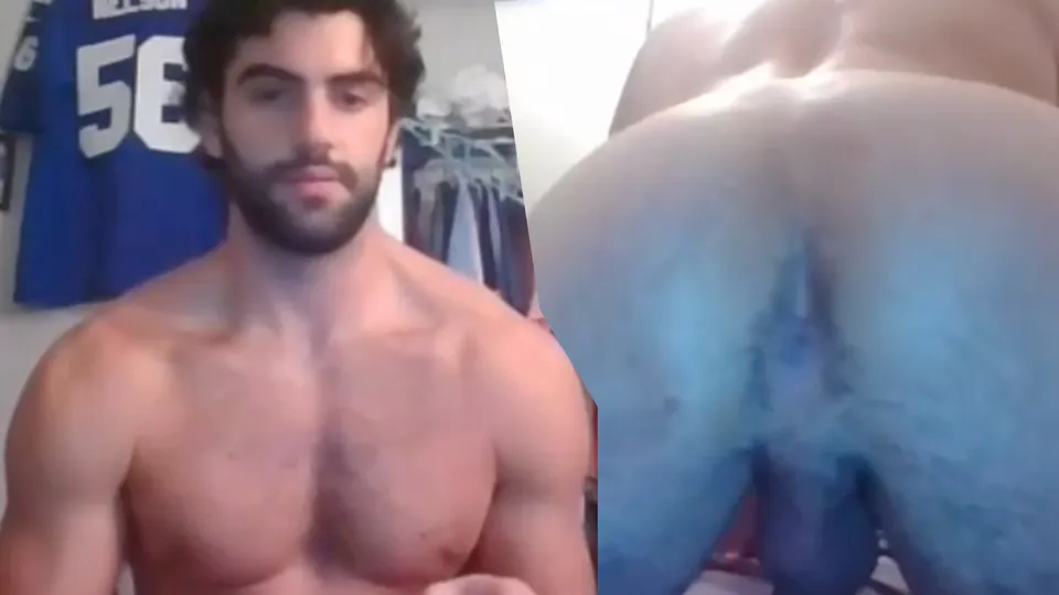 Football jock showing off his virgin asshole - ThisVid.com