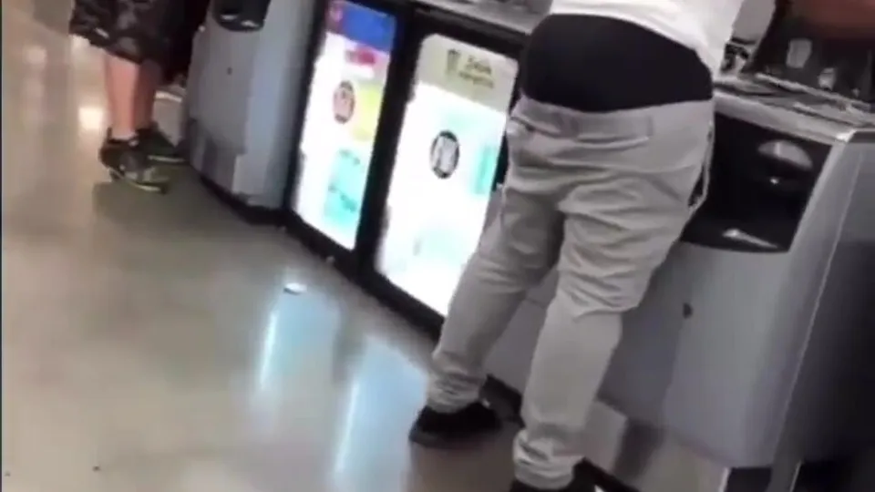 Black Men Sagging in Underwear