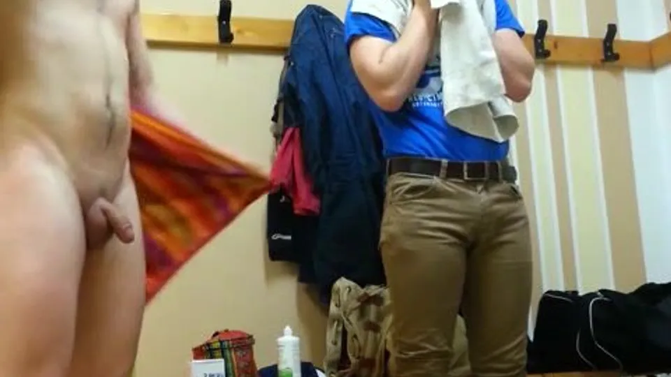 French Guys in Locker Room