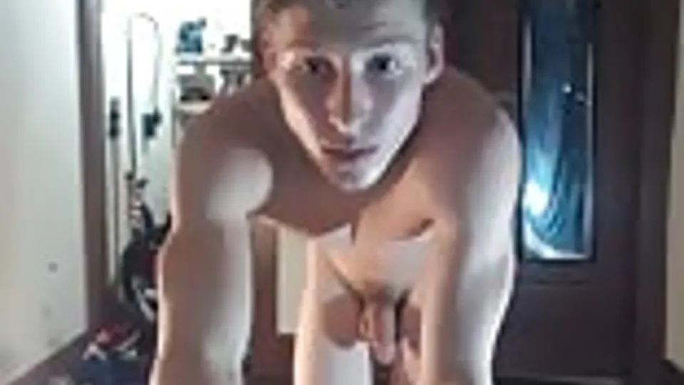 Frat boy home alone gay boys