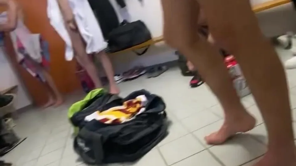 French lockerroom after game - ThisVid.com