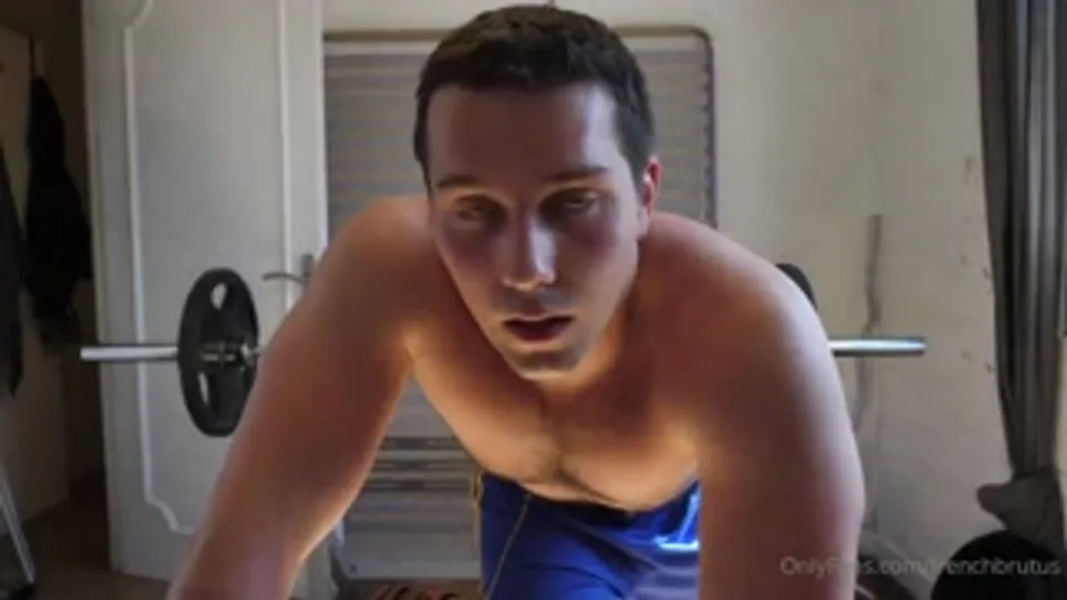 Frenchbrutus Nude Leaks, Charming Muscle Big Stud Dreamboat Pleasing Himself Alone, Cock Jerking Off And Hard Cumming (6)