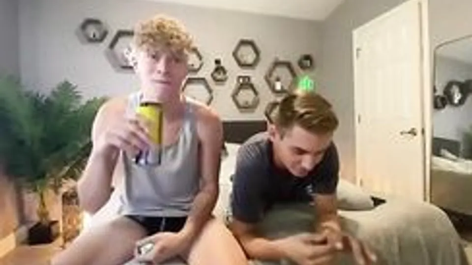 Twink Friends Fuck in House