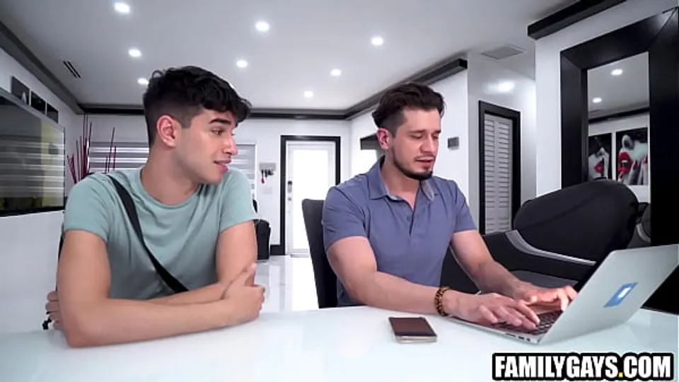 Fucked bareback by gay step uncle