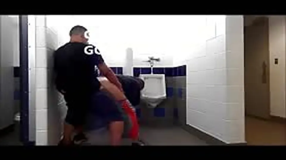 Fucking in a public restroom with a stranger i meet at the bar