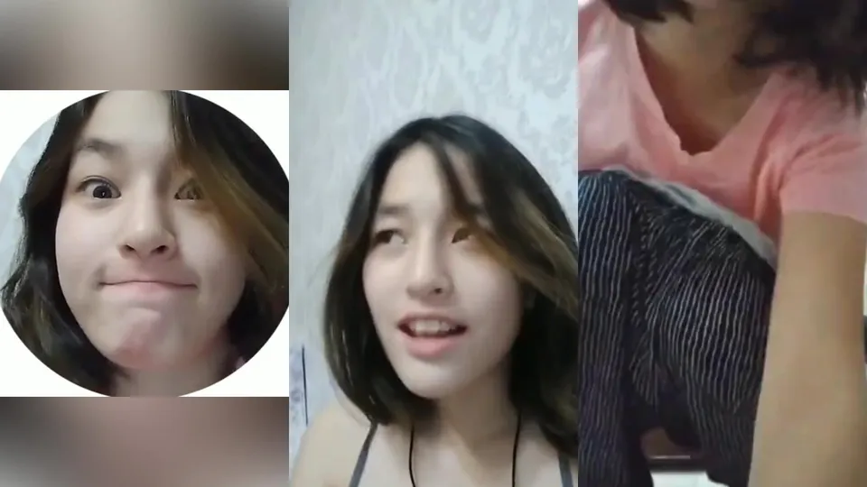 Funny beauty masturbates and oozes white sauce  