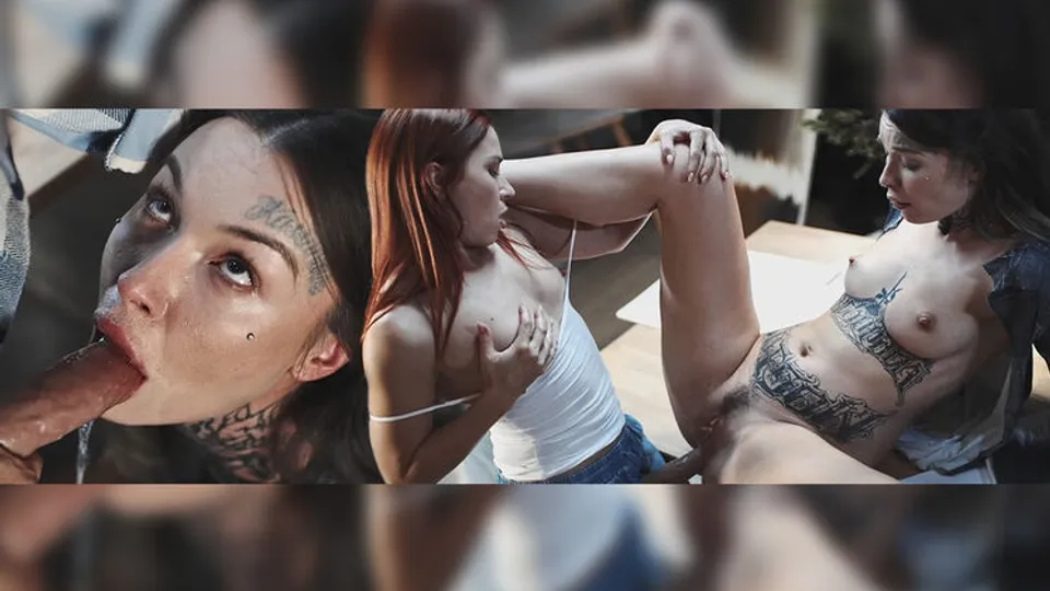 Futanari XXX - Tabitha PoisonClemence Audiard - Preparing The Art Exhibit 